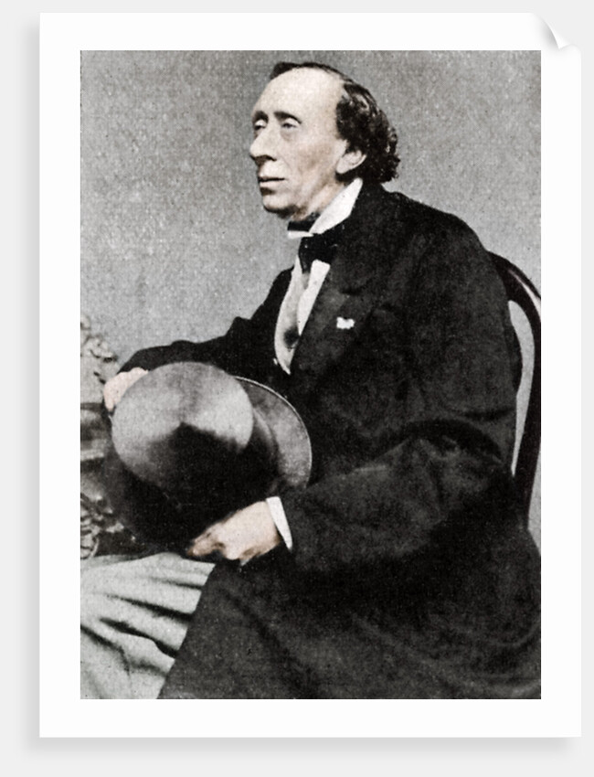 Hans Christian Andersen, Danish author and poet by Anonymous