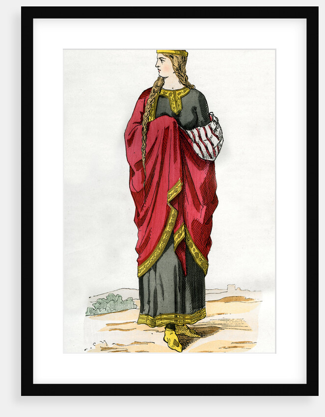Young woman of the late Carolingian dynasty, c990 by Anonymous