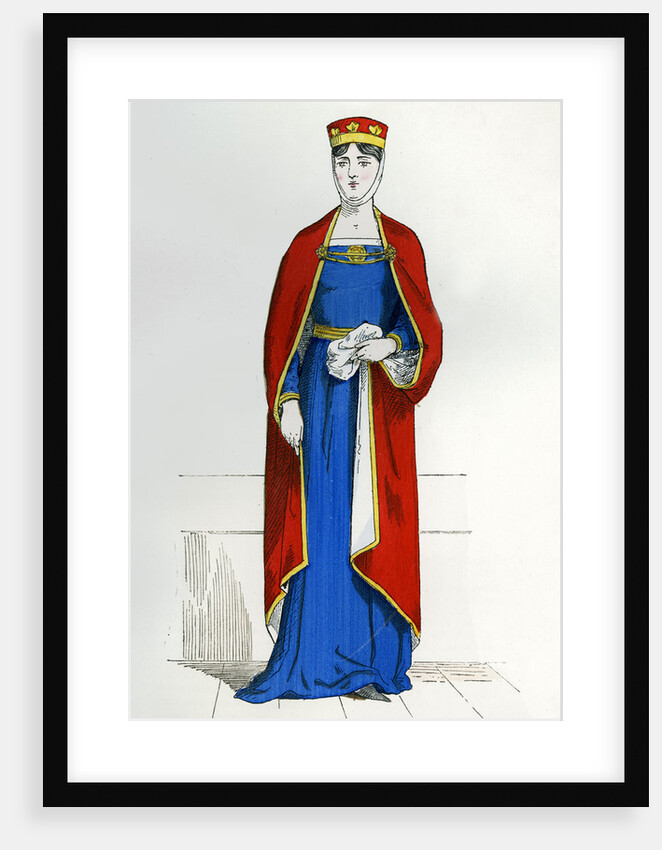 Capetian noblewoman by Anonymous