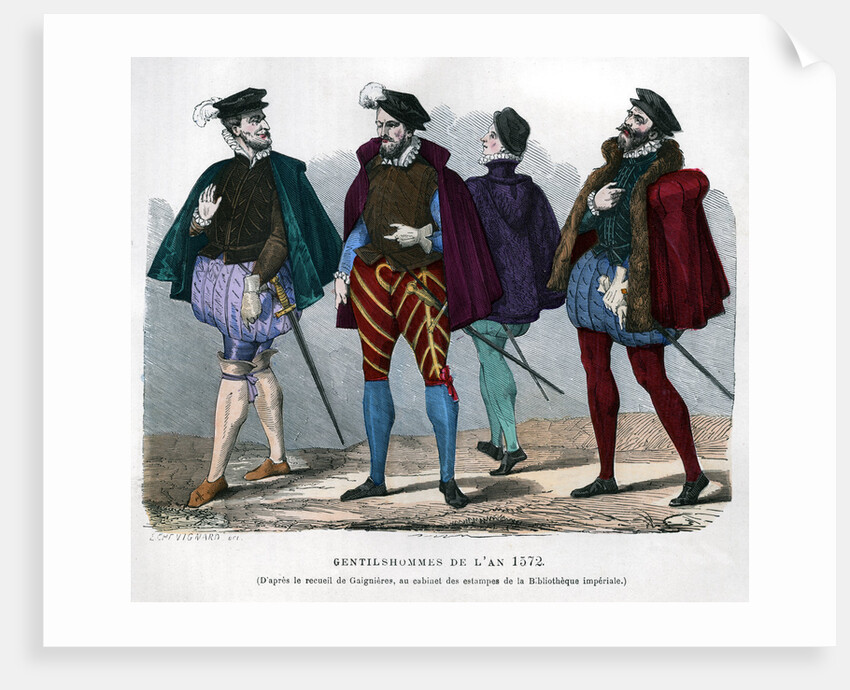 French gentlemen's costume by Chevignard