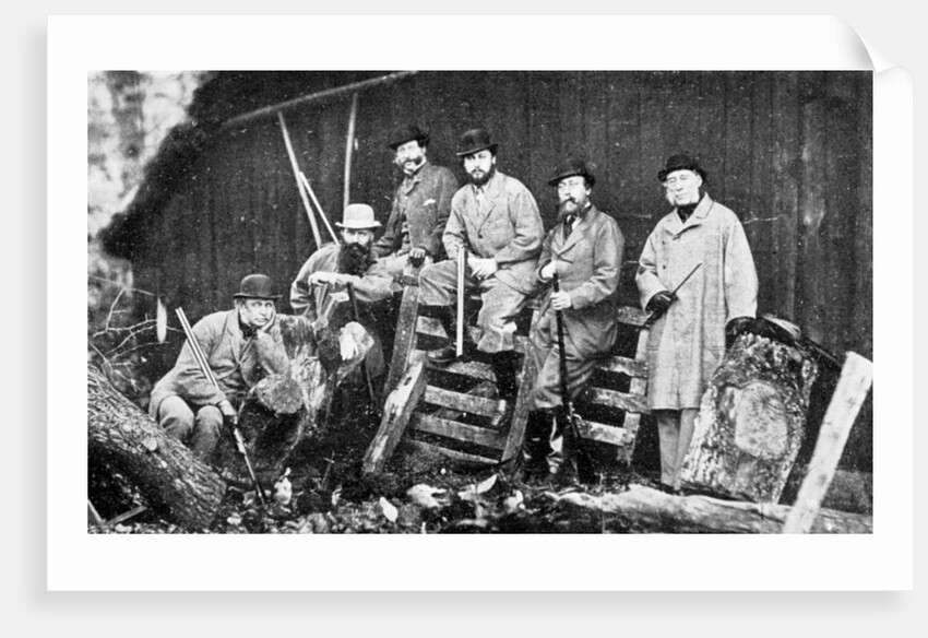 A royal shooting party at Windsor by Hills and Saunders