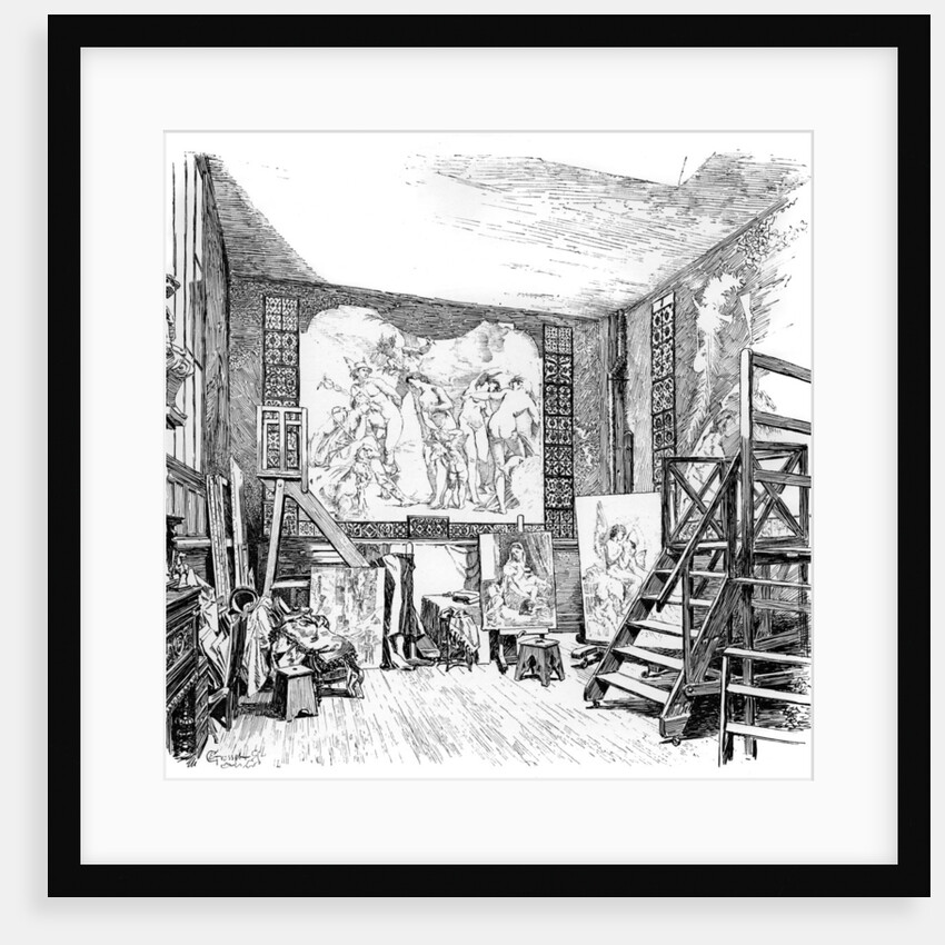 The studio of Paul-Jacques-Aime Baudry by Anonymous