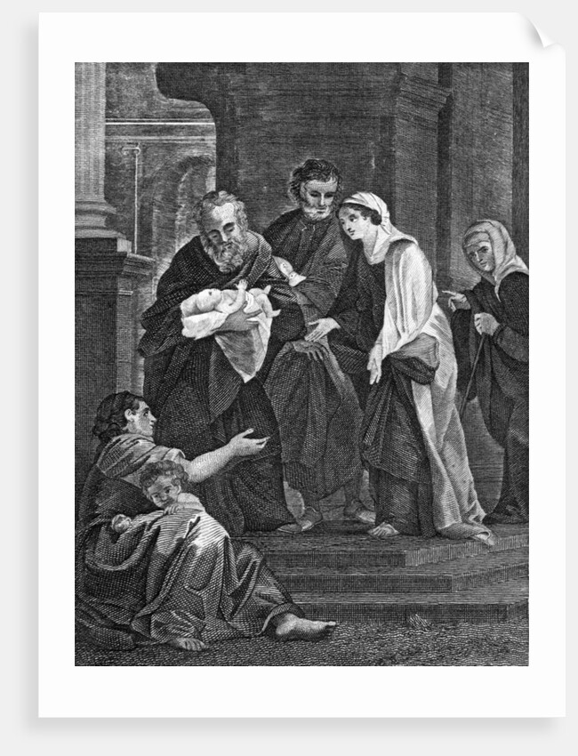 Simeon's benediction by Anonymous