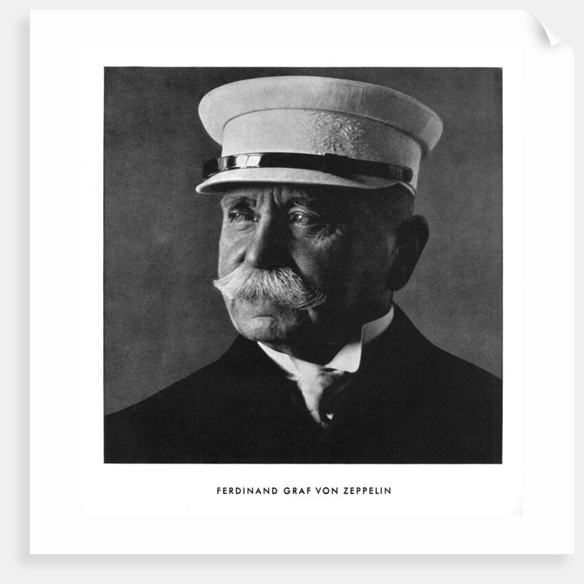 Portrait of Ferdinand, Graf von Zeppelin by Anonymous