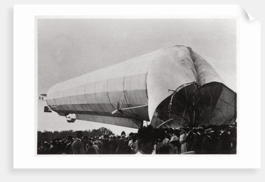 Zeppelin LZ 5 at Goeppingen, Germany by Anonymous