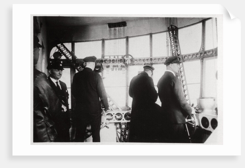 Pilot's compartment, Zeppelin LZ 127 'Graf Zeppelin' by Anonymous