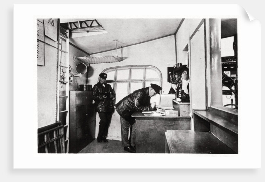 Navigation room, Zeppelin LZ 127 'Graf Zeppelin' by Anonymous
