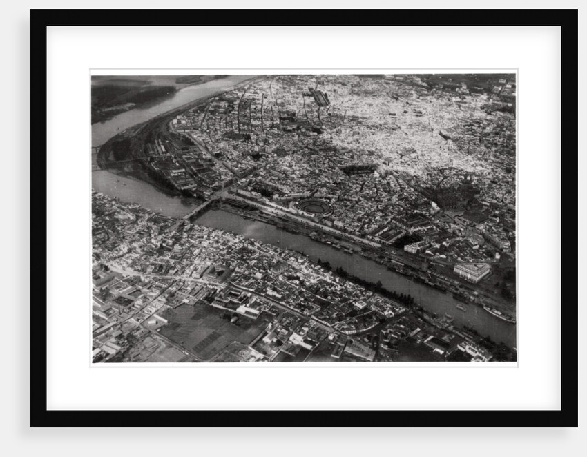 Aerial view of Seville, Spain, from a Zeppelin by Anonymous