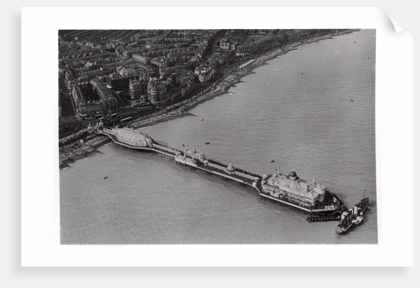 Aerial view of Eastbourne, Sussex, from a Zeppelin by Anonymous