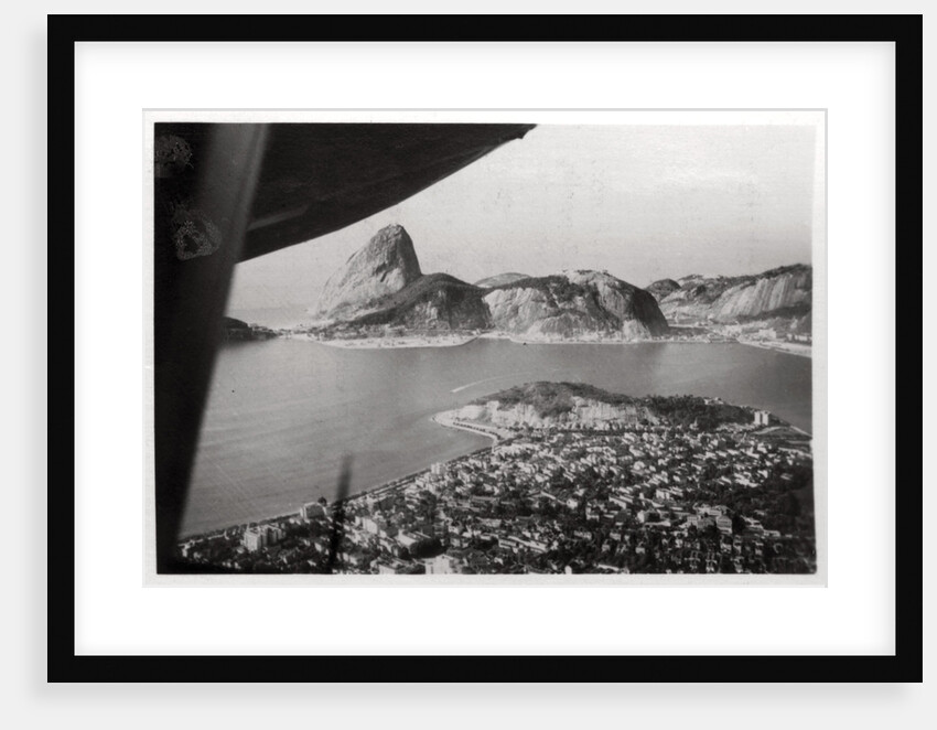 Aerial view of Rio de Janeiro, Brazil, from a Zeppelin by Anonymous