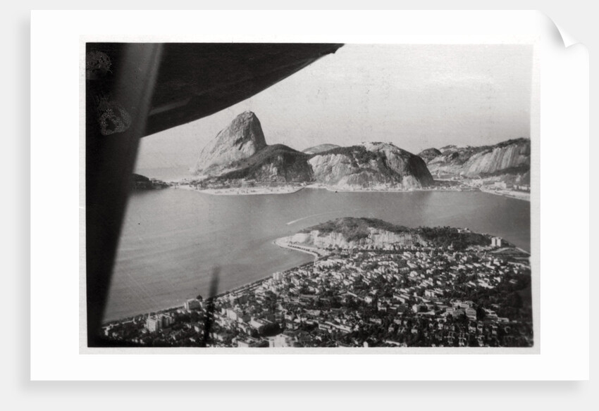 Aerial view of Rio de Janeiro, Brazil, from a Zeppelin by Anonymous