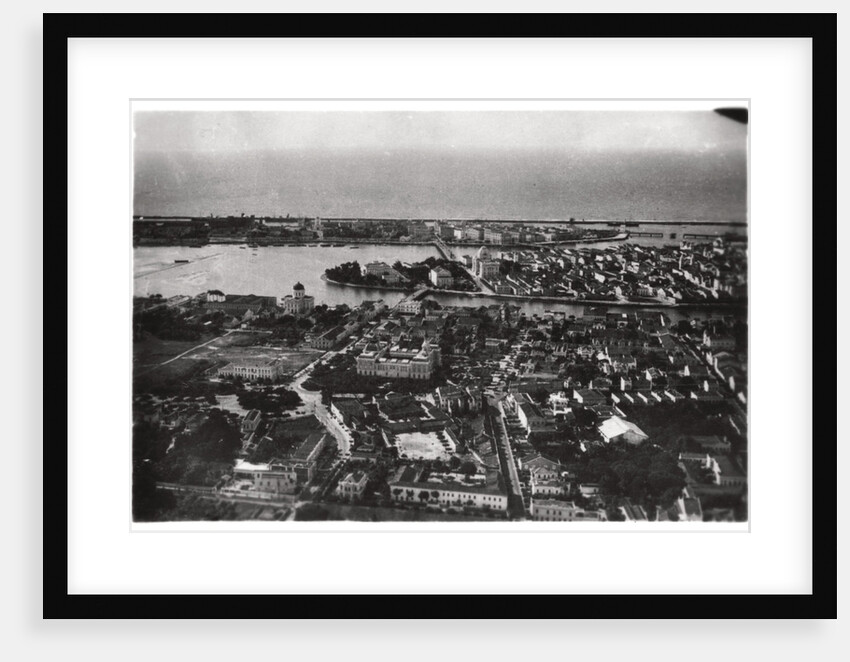 Aerial view of Recife, Brazil, from a Zeppelin by Anonymous