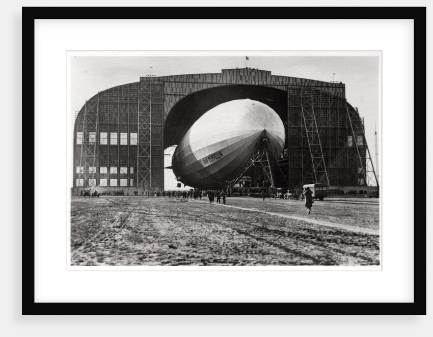 'Graf Zeppelin' attached to the mobile anchor mast, Lakehurst, New Jersey, USA by Anonymous