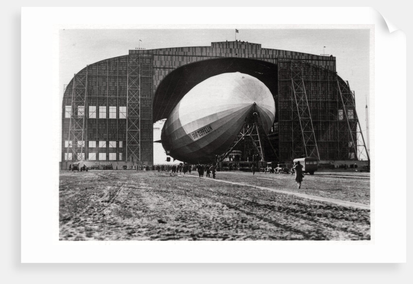 'Graf Zeppelin' attached to the mobile anchor mast, Lakehurst, New Jersey, USA by Anonymous