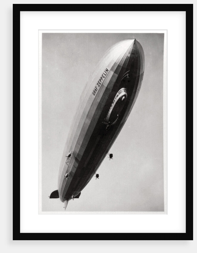 Airship LZ127 'Graf Zeppelin', seen from below by Anonymous