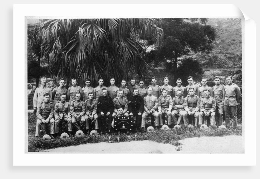 Group portrait of C Company, 2nd Battalion the King's Regiment, Iraq by Anonymous
