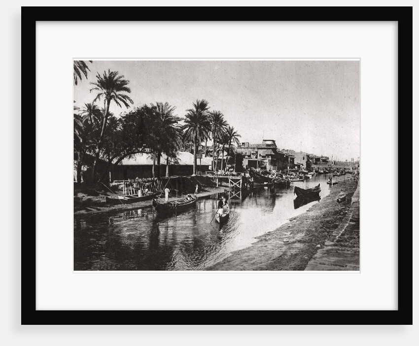 Ashar Creek leading to the Shatt al-Arab, Basra, Iraq by A Kerim