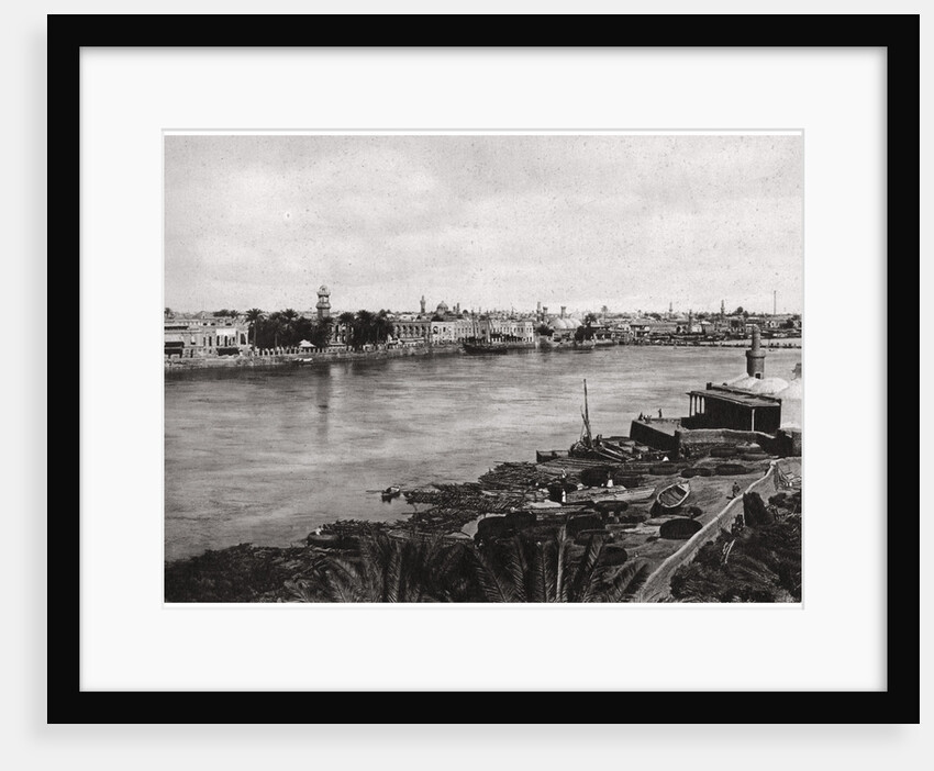 'Modern Baghdad, the City of Caliphs', Iraq 1925 by A Kerim