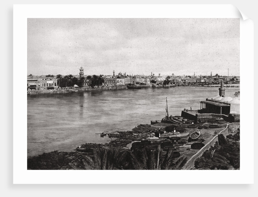 'Modern Baghdad, the City of Caliphs', Iraq 1925 by A Kerim