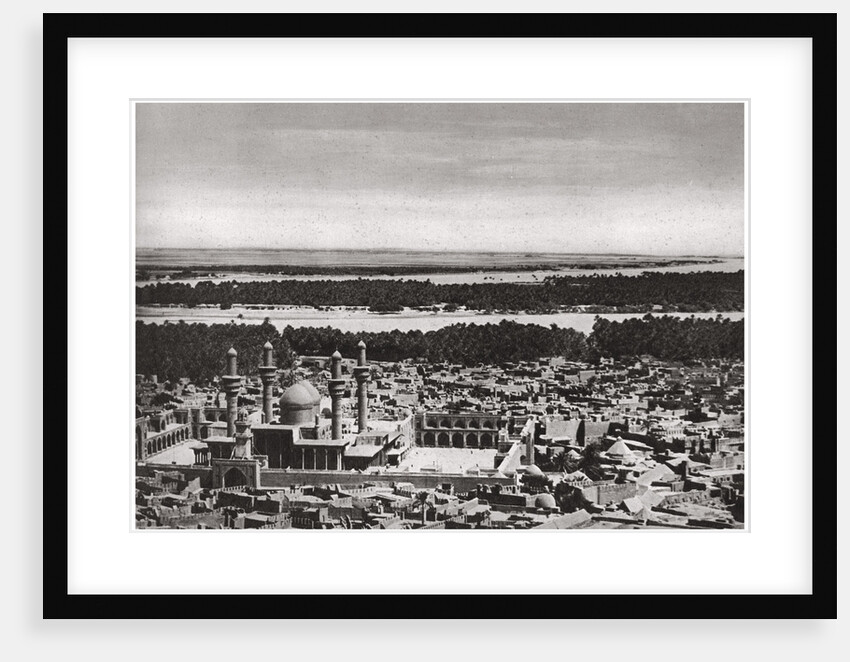 The Kadhimiya, the holy city near Baghdad, from an aeroplane, Iraq by A Kerim