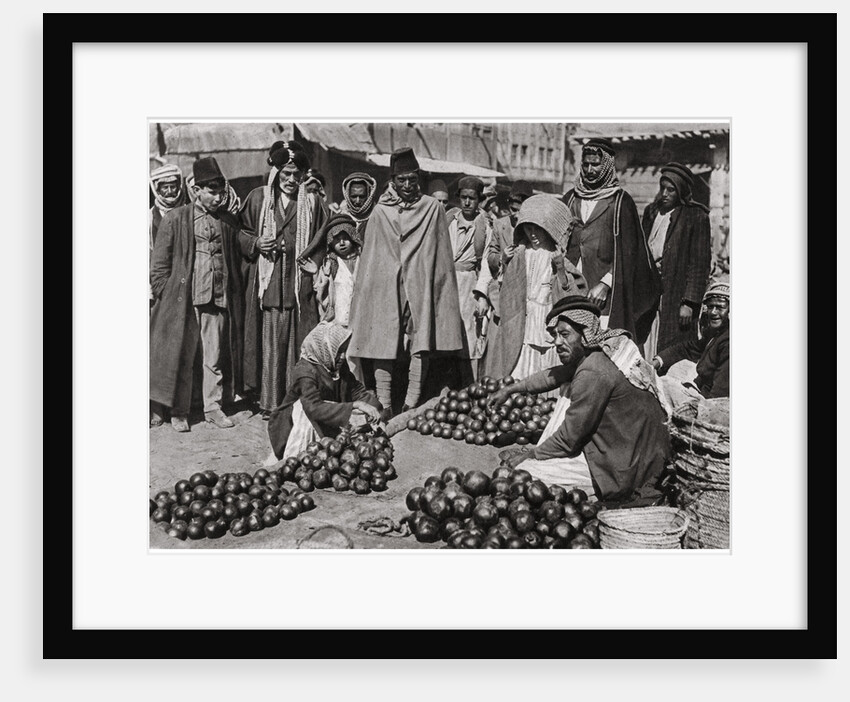 Fruit market in Baghdad, Iraq by A Kerim
