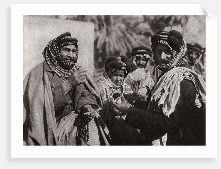 A sheikh enjoying the famous Arab coffee by A Kerim