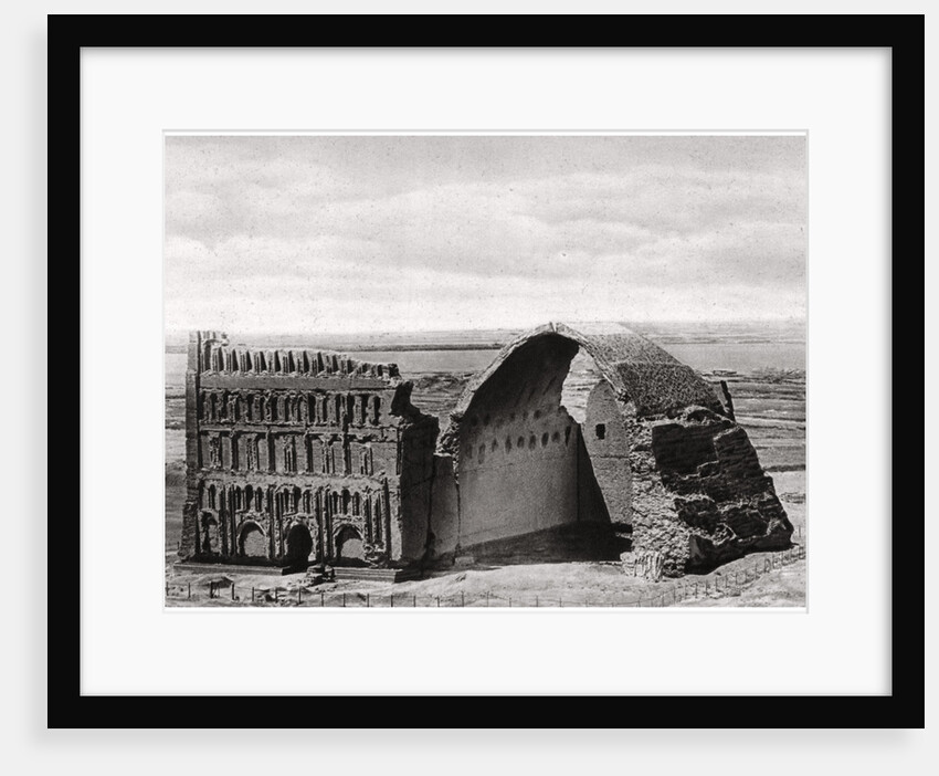 The Taq-i Kisra from the air, Ctesiphon, Iraq by A Kerim
