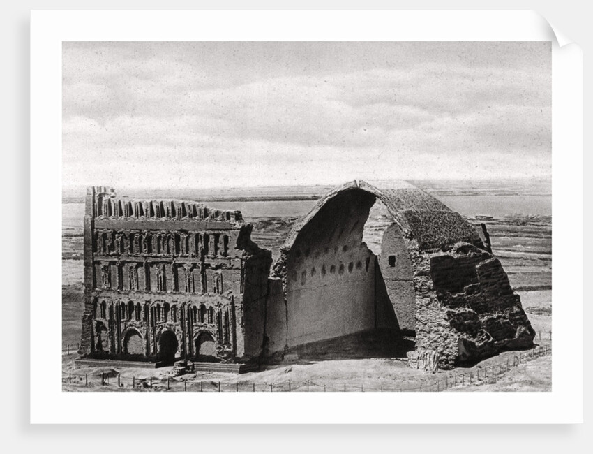 The Taq-i Kisra from the air, Ctesiphon, Iraq by A Kerim