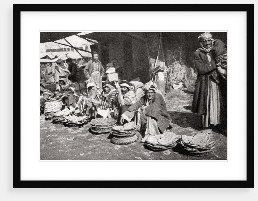 Suq El Khubur, a native bread market, Baghdad, Iraq by A Kerim