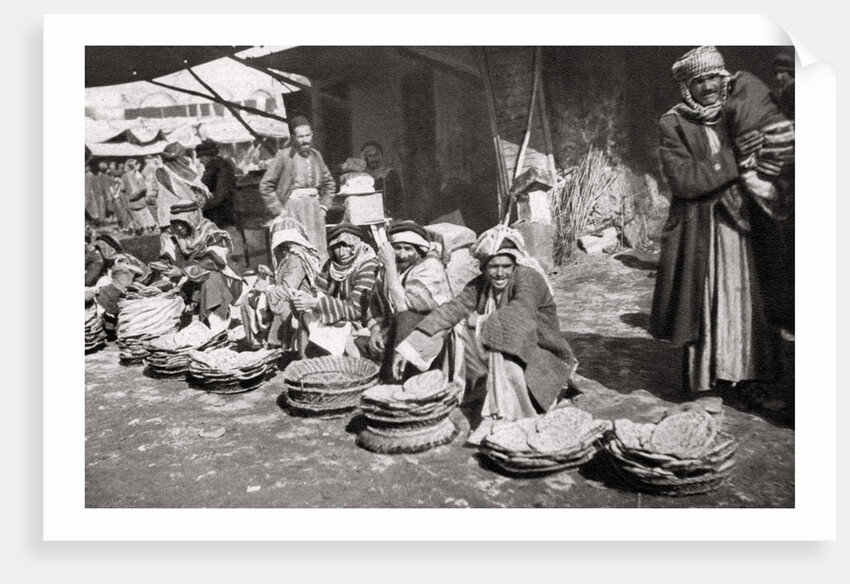 Suq El Khubur, a native bread market, Baghdad, Iraq by A Kerim