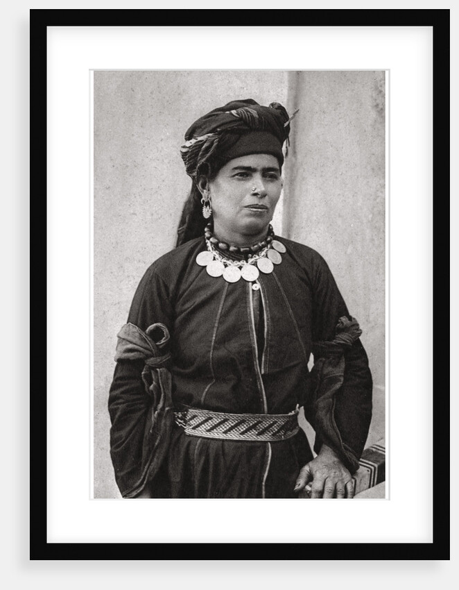Kurdish lady in her best costume, Iraq by A Kerim