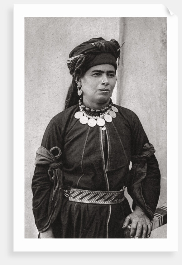 Kurdish lady in her best costume, Iraq by A Kerim