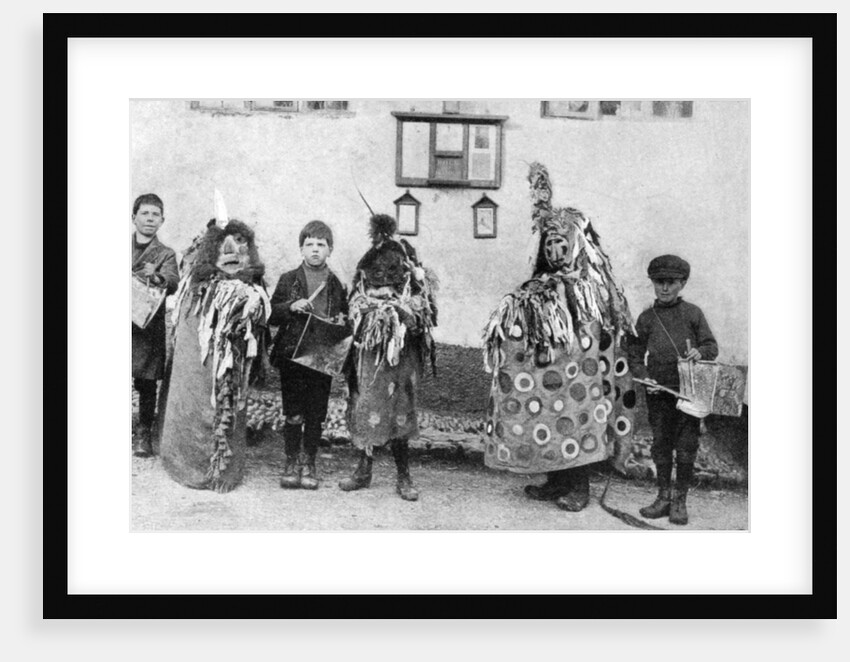 'Hobby-horse', May Day ceremonies, Somerset by Anonymous