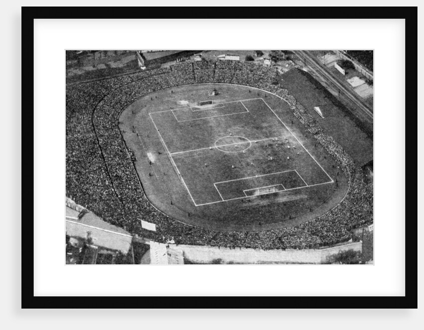 Aerial view of Stamford Bridge, stadium of Chelsea Football Club, London by Anonymous