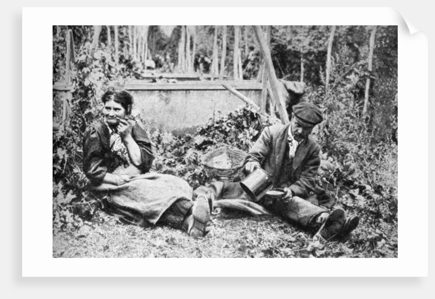Hop pickers, Kentish hop fields by Anonymous