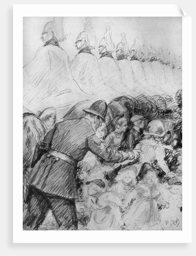 Children in the crowd at the proclamation of King George V by Anonymous