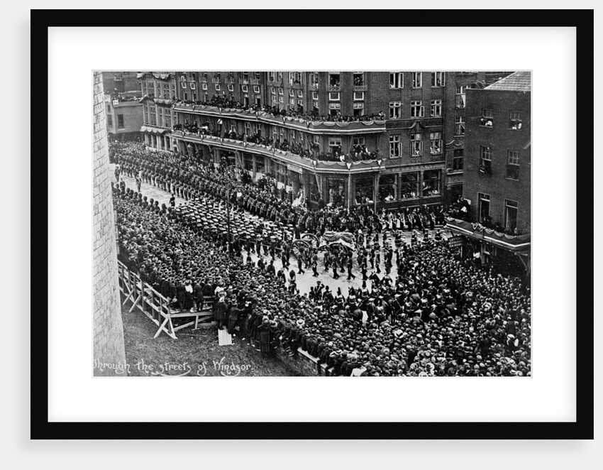 Funeral procession of King Edward VII, Windsor, Berkshire by Anonymous