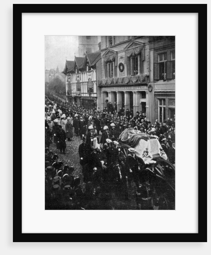 Queen Victoria's funeral procession by Anonymous