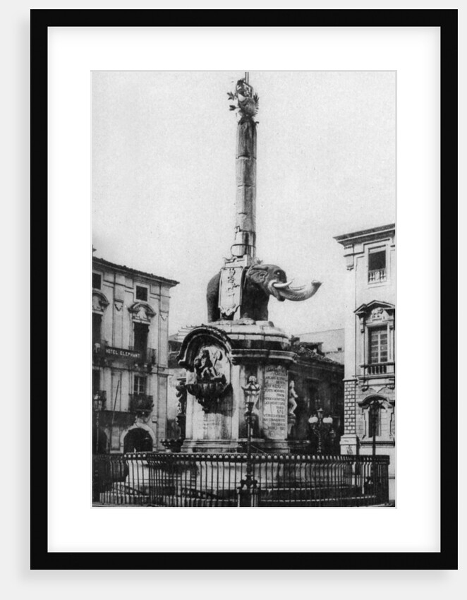 Piazza del Duomo (Cathedral Square), Catania, Sicily, Italy by Anonymous