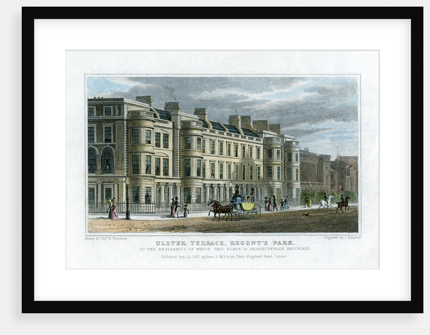 Ulster Terrace, Regent's Park, London by J Henshall
