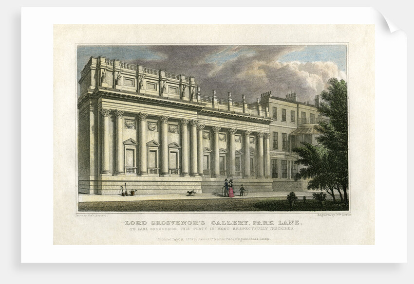 Lord Grosvenor's Gallery, Park Lane, London by William Deeble