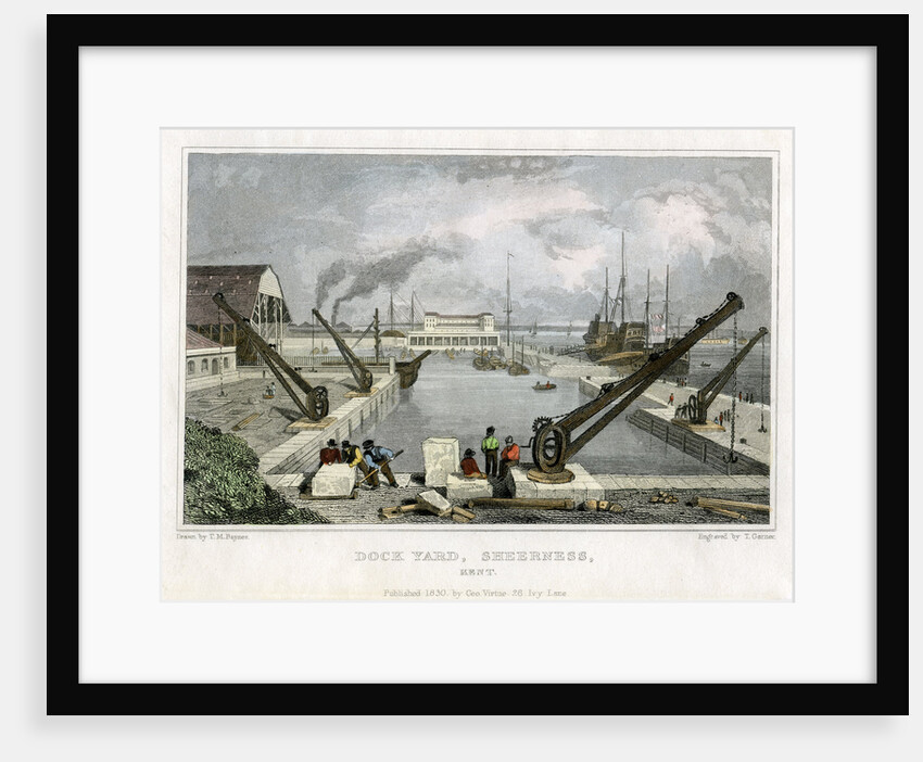 Dock Yard, Sheerness, Kent by T Garner