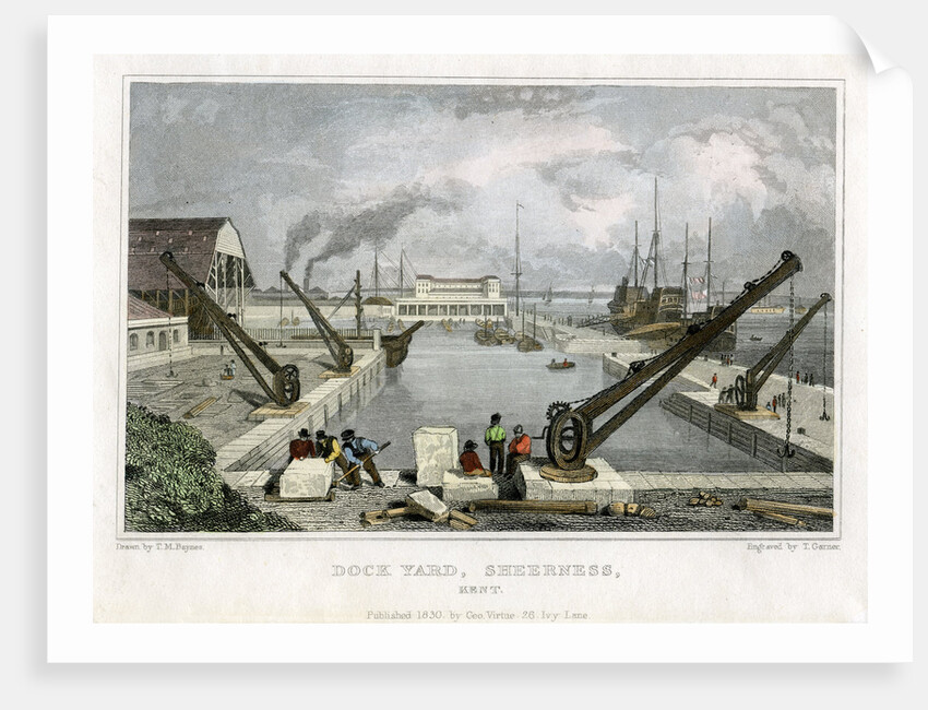 Dock Yard, Sheerness, Kent by T Garner