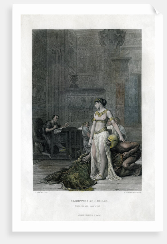 Cleopatra and Caesar (Anthony and Cleopatra) by JC Armytage