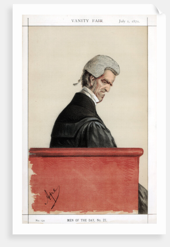 Sir John George Shaw-Lefevre, British barrister, politician and civil servant by Carlo Pellegrini