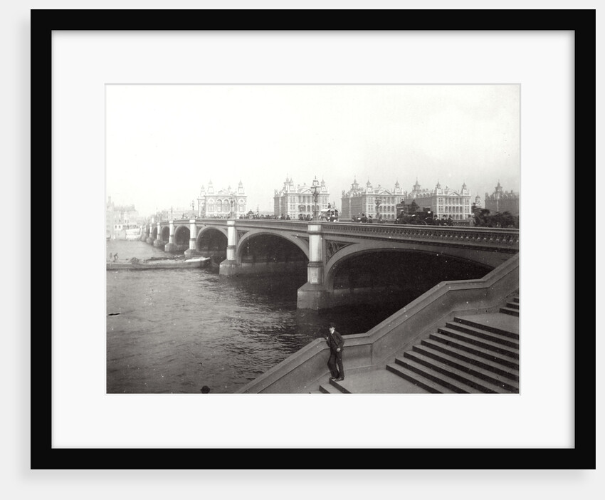 Westminster Bridge and St Thomas's Hospital, London by Anonymous
