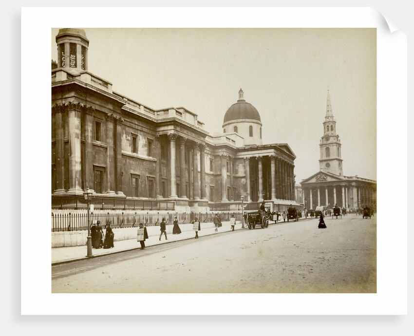 Exterior of the National Gallery, London by Anonymous