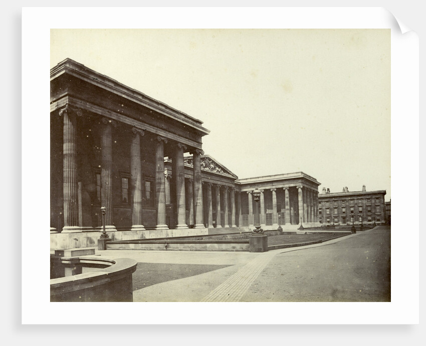 Exterior of the British Museum, Great Russell Street, London by Anonymous