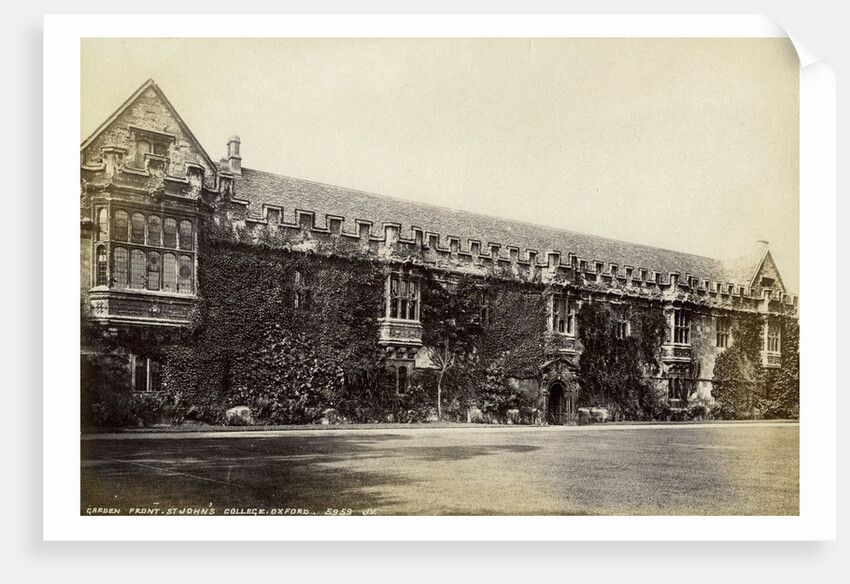 Garden front, St John's College, Oxford, Oxfordshire by Anonymous
