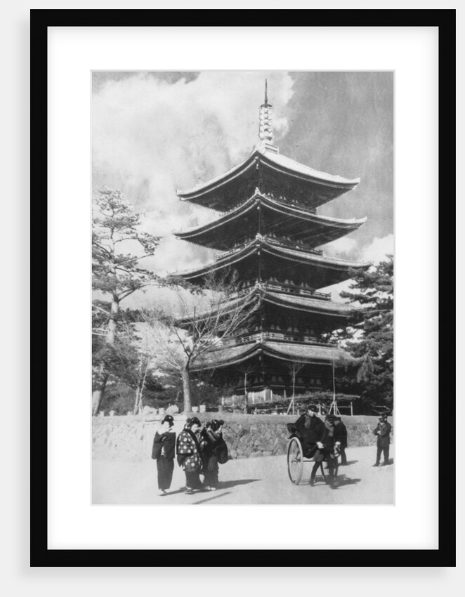 Pagoda, Nara, Japan by Anonymous